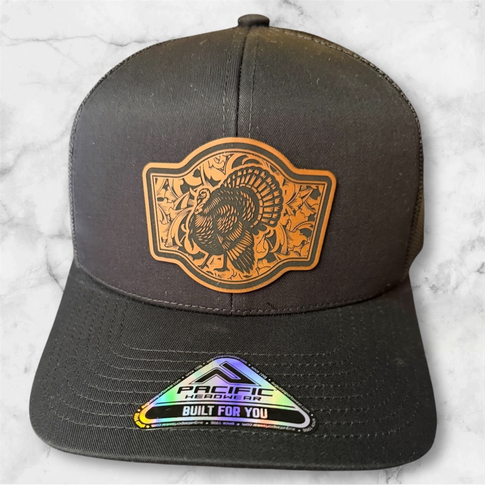 BG Patch & Brim Wild Turkey Patch Hat | Turkey Hunting Trucker Cap